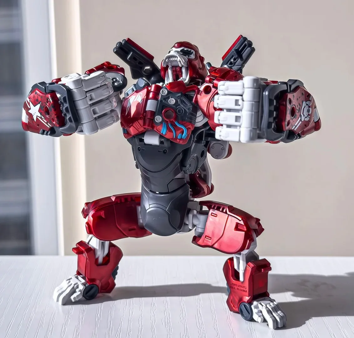 New Genuine  Beast Box Series Magic Qiao Ape Transformation Toy National Creation Mech Trendy Play Christmas Gifts In Stock