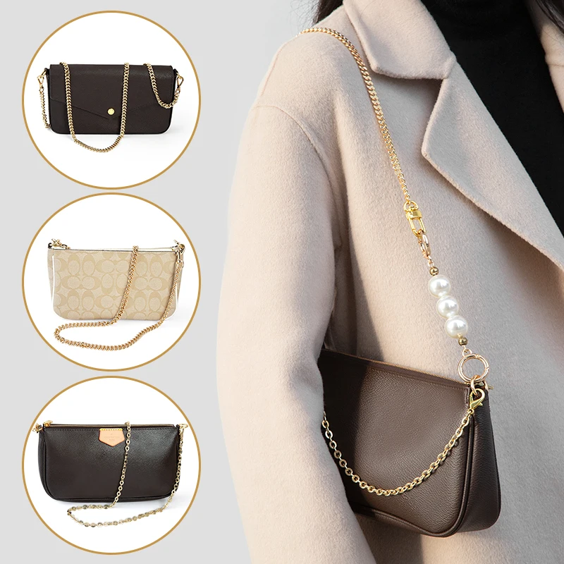 Metal Bag Chain Transformation Bag Strap Replacement Underarm Crossbody Shoulder Handbag Extension Chains Accessories New