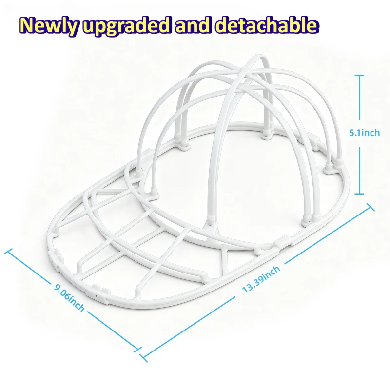 Upgraded 2-Layer Hat Washing Cage + Mesh Bag Set