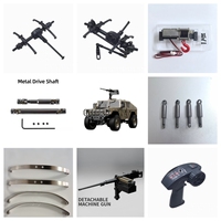 Upgrade Accessories for JJRC C8835 Upgrade Parts Winch Metal CVD Drive Shaft Metal Shock for C8835 RC Car Upgrade Accessories