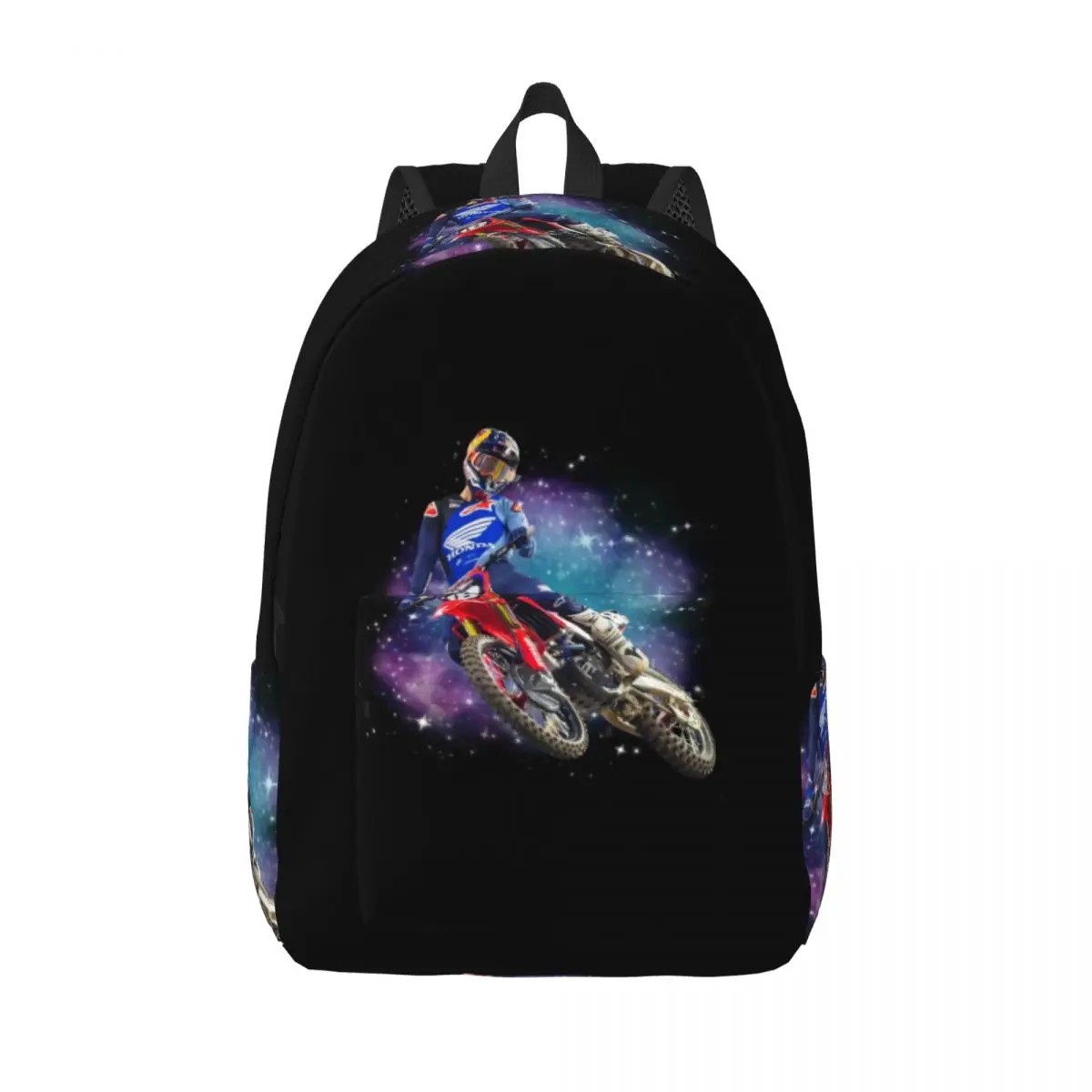 

Jett Lawrence Motorcross Champions Student Backpack School Bag Hiking Travel Daypack for Boys Girls Bookbag Shoulder Bags