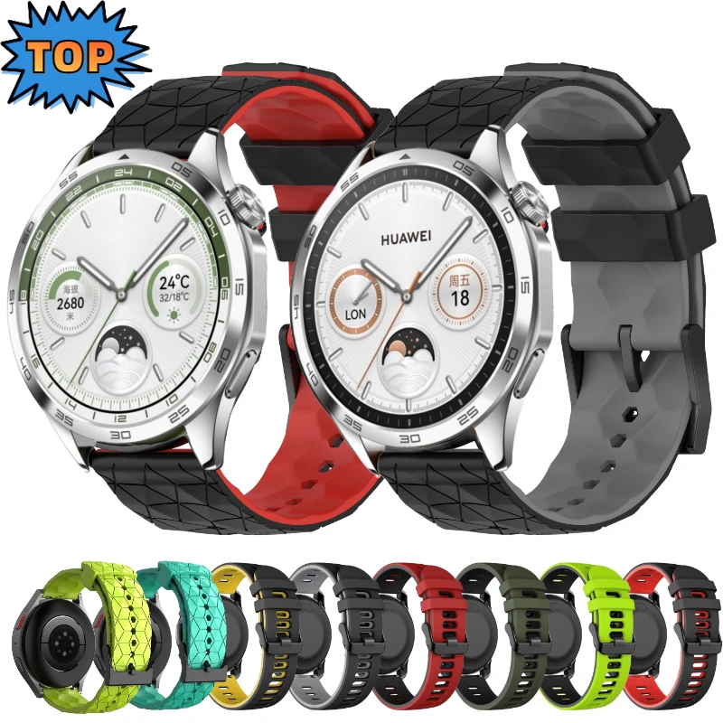 

22mm 20mm Silicone Band for Huawei Watch 4/3/GT4-3-2 Pro/ Bracelet Samsung Galaxy Watch 7/6/5/4 Bracelet Belt Amazfit GTR 4/GTS