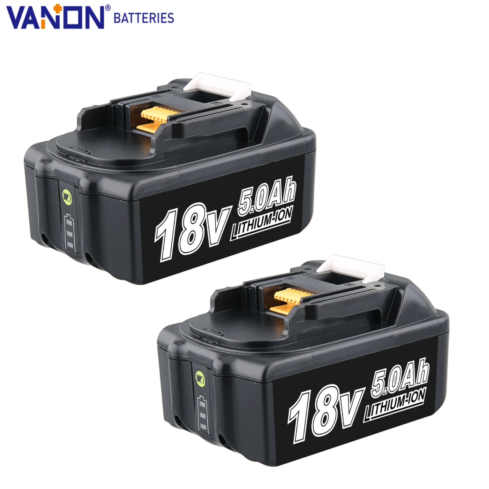 

BL1850B 5.0Ah Battery Compatible Replace for 18V Lithium Battery BL1860 BL1840 BL1820 BL1815B Cordless Power Tools