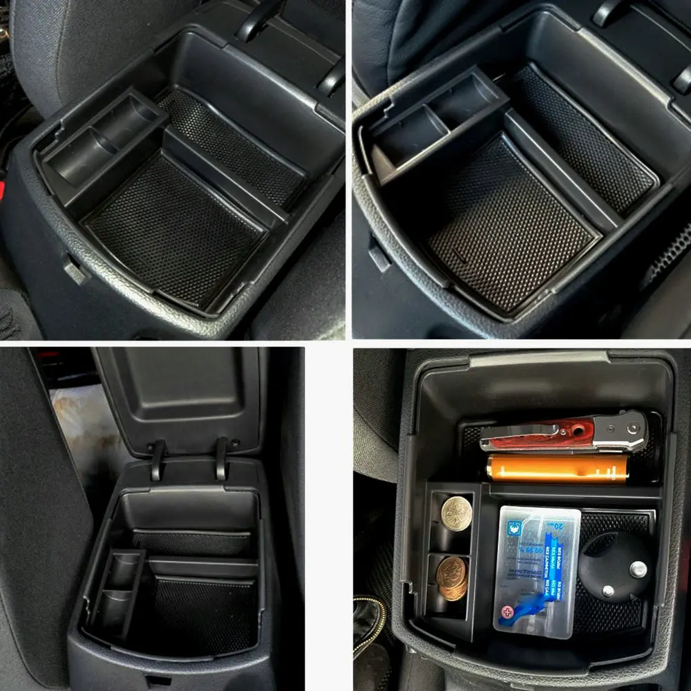 Auto Interior Storage Box For Kia Seltos 2020 2021 2023 2024 Car Middle Armrest Storage Box Organizer Tray Car Accessories