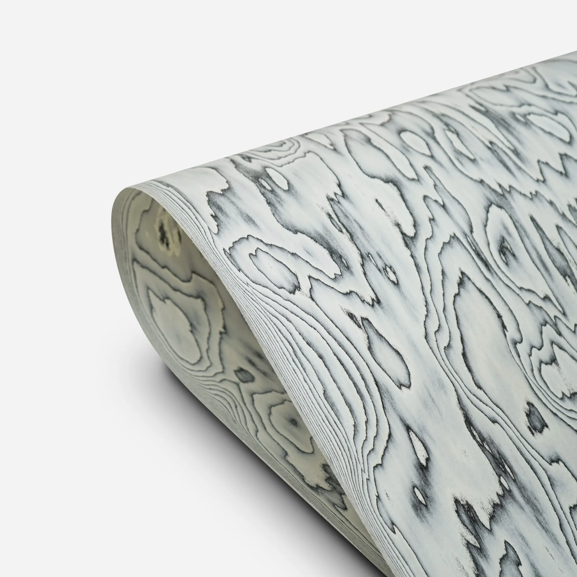 58x250cm Oreo Gothic Engineered Wood Veneer, Reconstituted Fleece Backed Composite Wood Veneer Sheet for Furniture Renovation