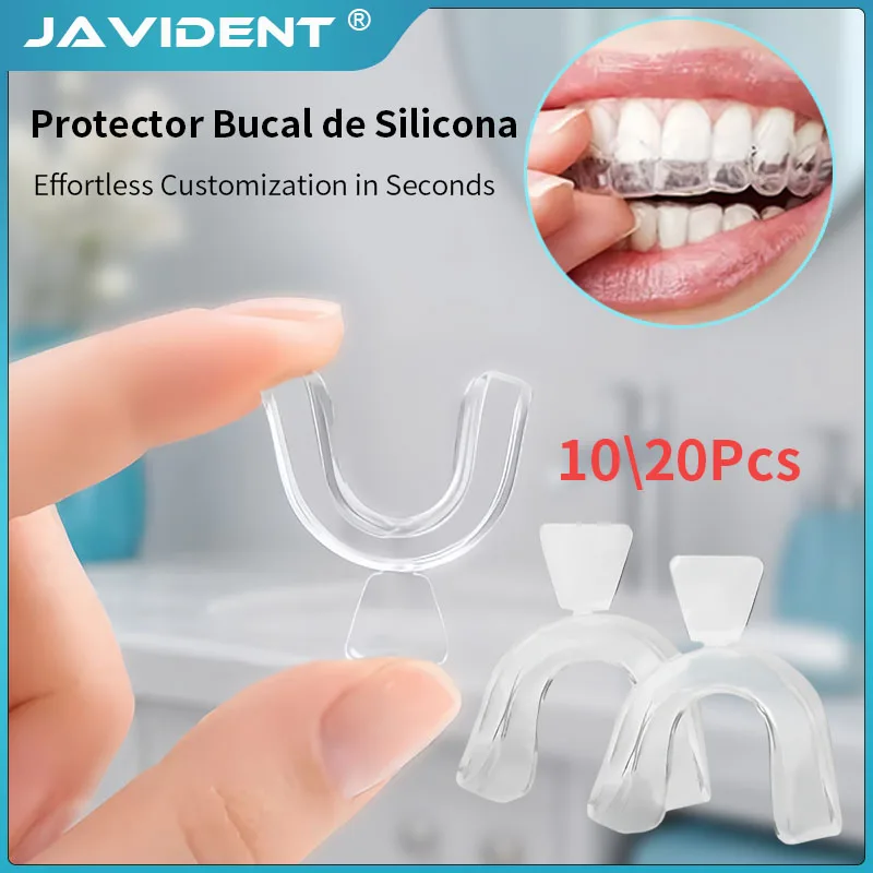 10/20Pcs Anti Snoring Bruxism Sleeping Mouth Guard Night Guard Gum Shield Mouth Tray Stop Teeth Grinding Sleep Aid Health Care