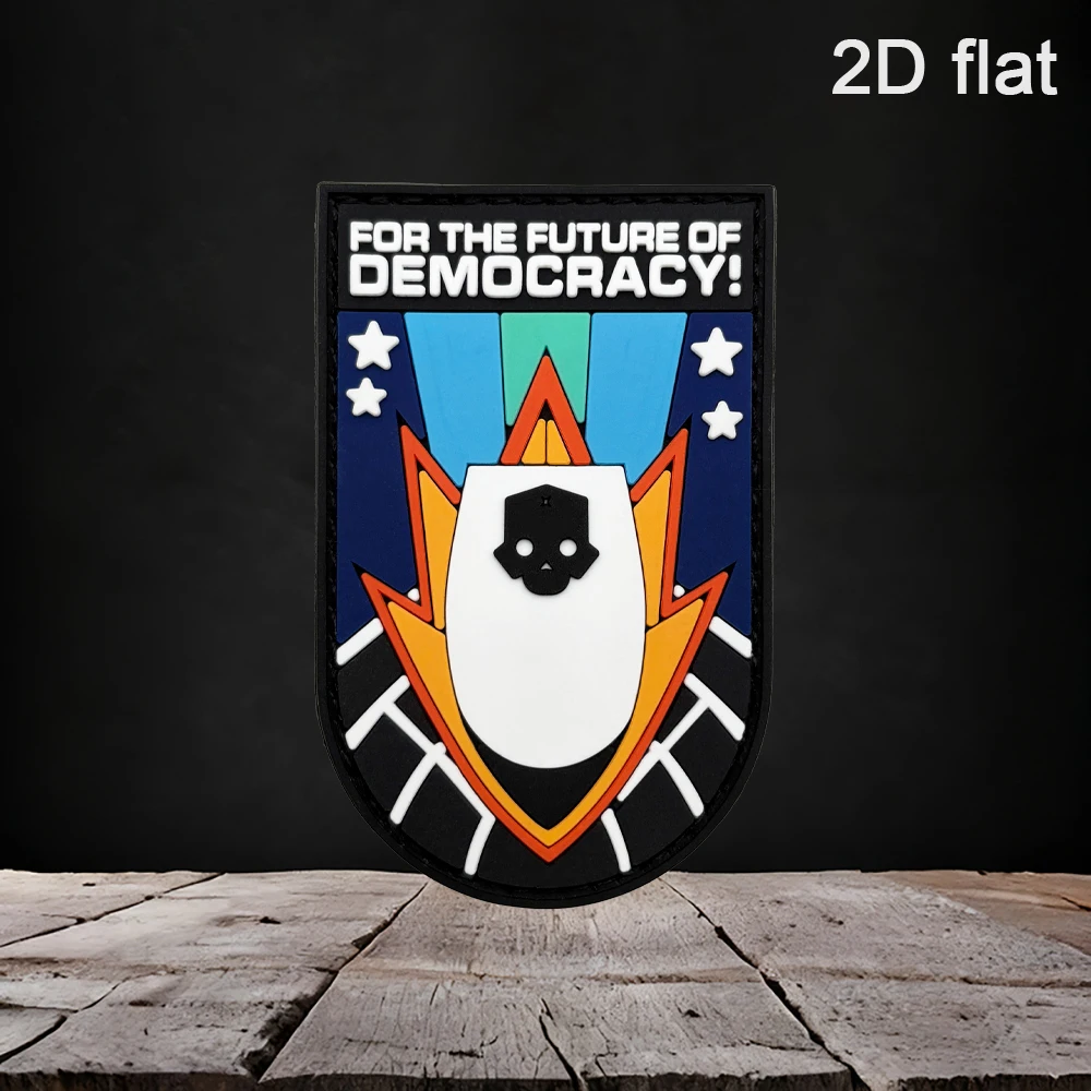 Specifications Available: 1Pc/2Pcs/3Pcs 2D Irregular Shield-Shaped Skull English Pvc Rubber Velcro Patch with Luminous Effect, Includes Adhesive Backing, 3D Embossed White Text, High-Gloss Area, Strong Glow-In-The-Dark Effect, Multi-Color Contrasting Layered Design, Waterproof, Wear-Resistant, Non-Fading, Suitable for Tactical Vests, Work Backpacks, Functional Military Fan Decoration Patches