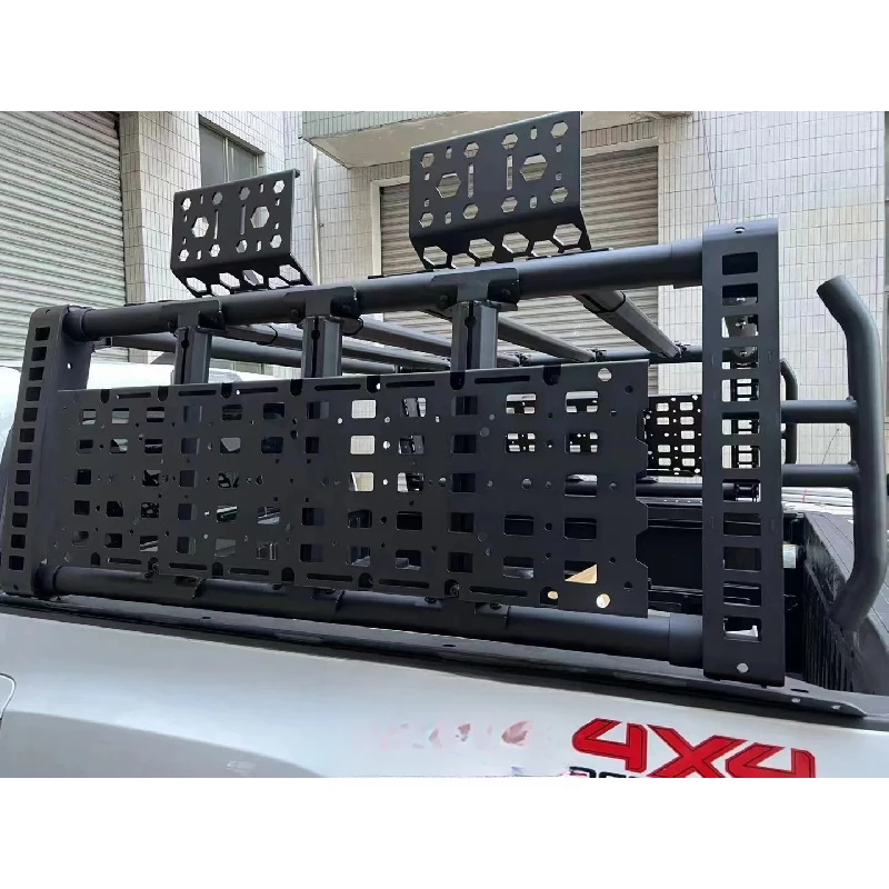 Off Road Universal 4x4 Aluminum Sports Roll Bar Expandable Bed Rack Fit For Navara NP300 Vigo Revo Dmax Tacoma Colorado L200 Pic