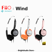 FiiO Snowsky Wind ON-Ear Headphone Hi-Res Audio 3.5mm with Microphone 40mm Dynamic Driver HiFi Headset for Recording Gaming