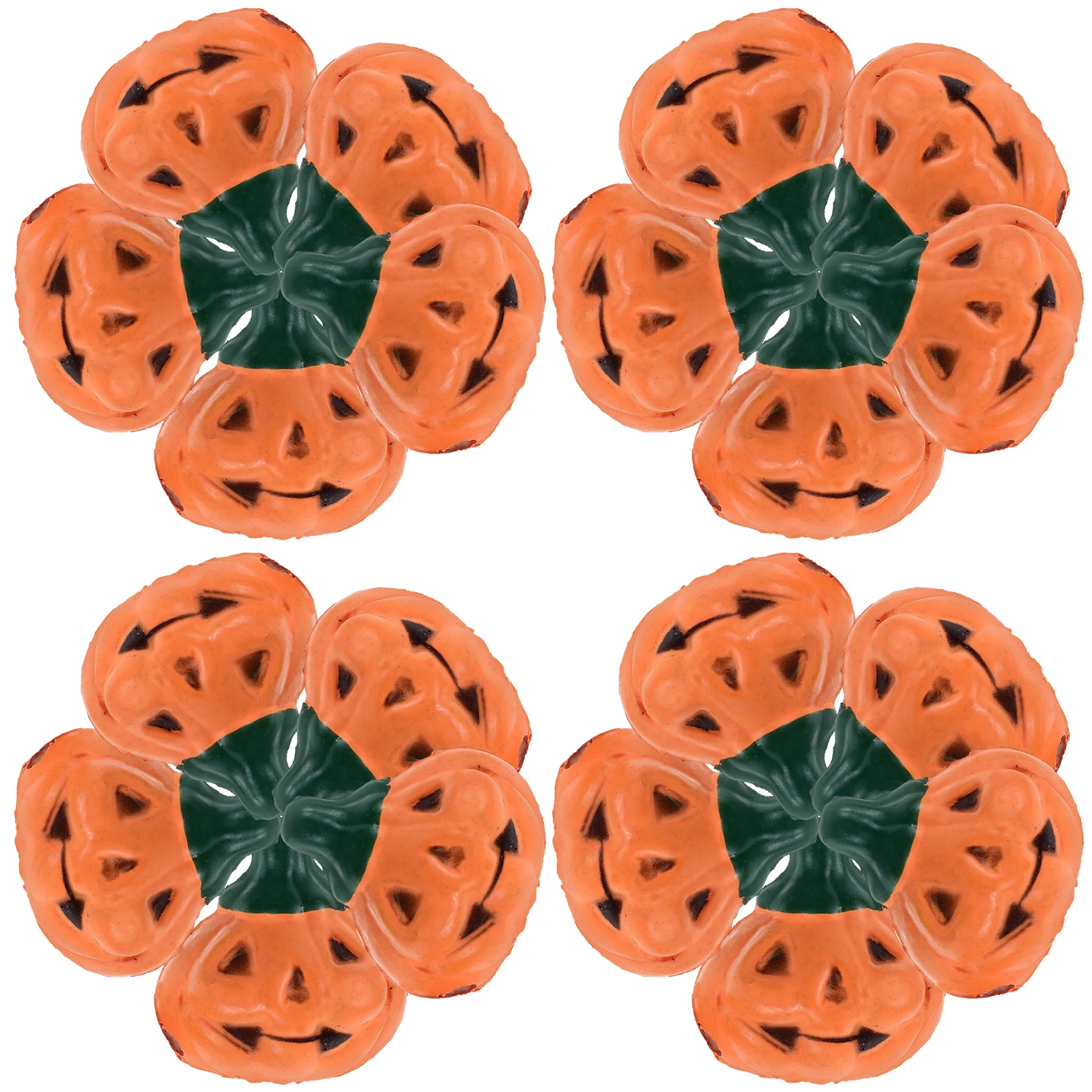 

30 Pcs Pumpkin Decoration Tiny Pumpkins Miniature Decorations Artificial Figurines Pvc Small Autumn