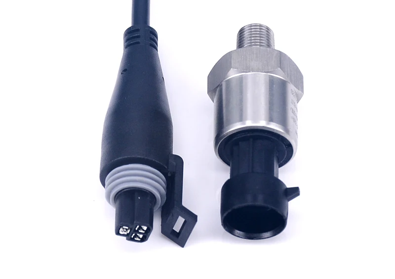 0.3m Cable,10bar,12VDC,1-5V,NPT1/8 Oil Fuel Diesel Air Gas Water Import Ceramic Pressure Sensor Transmitter Transducer