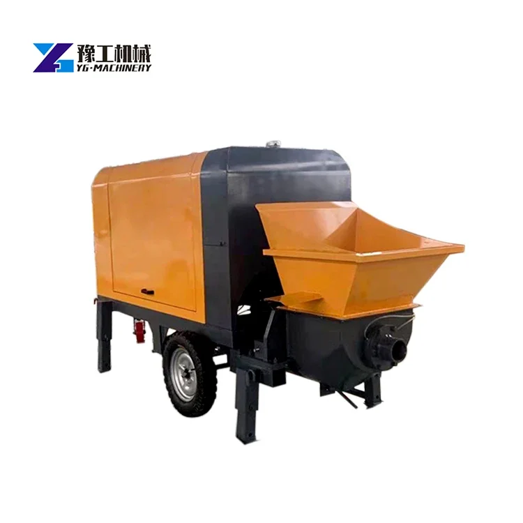 Concrete Mortar Pump High Speed Mini Small Concrete Mixer With Price Machine Mixing Truck Parts Pipe Concrete Pump