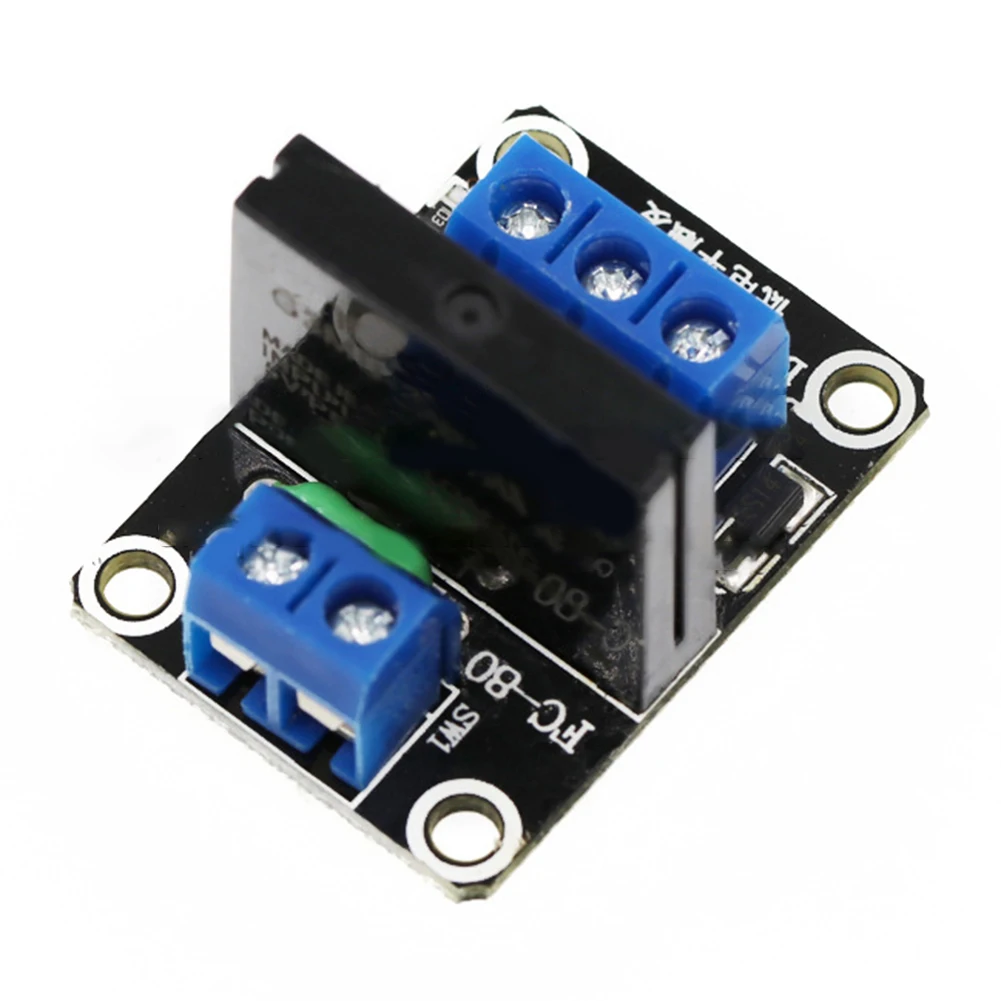 1pc 12V 1/2/4/8 Channel Solid State Relay Module With Fuse Protection Function For PLC Automation Control IoT Applications