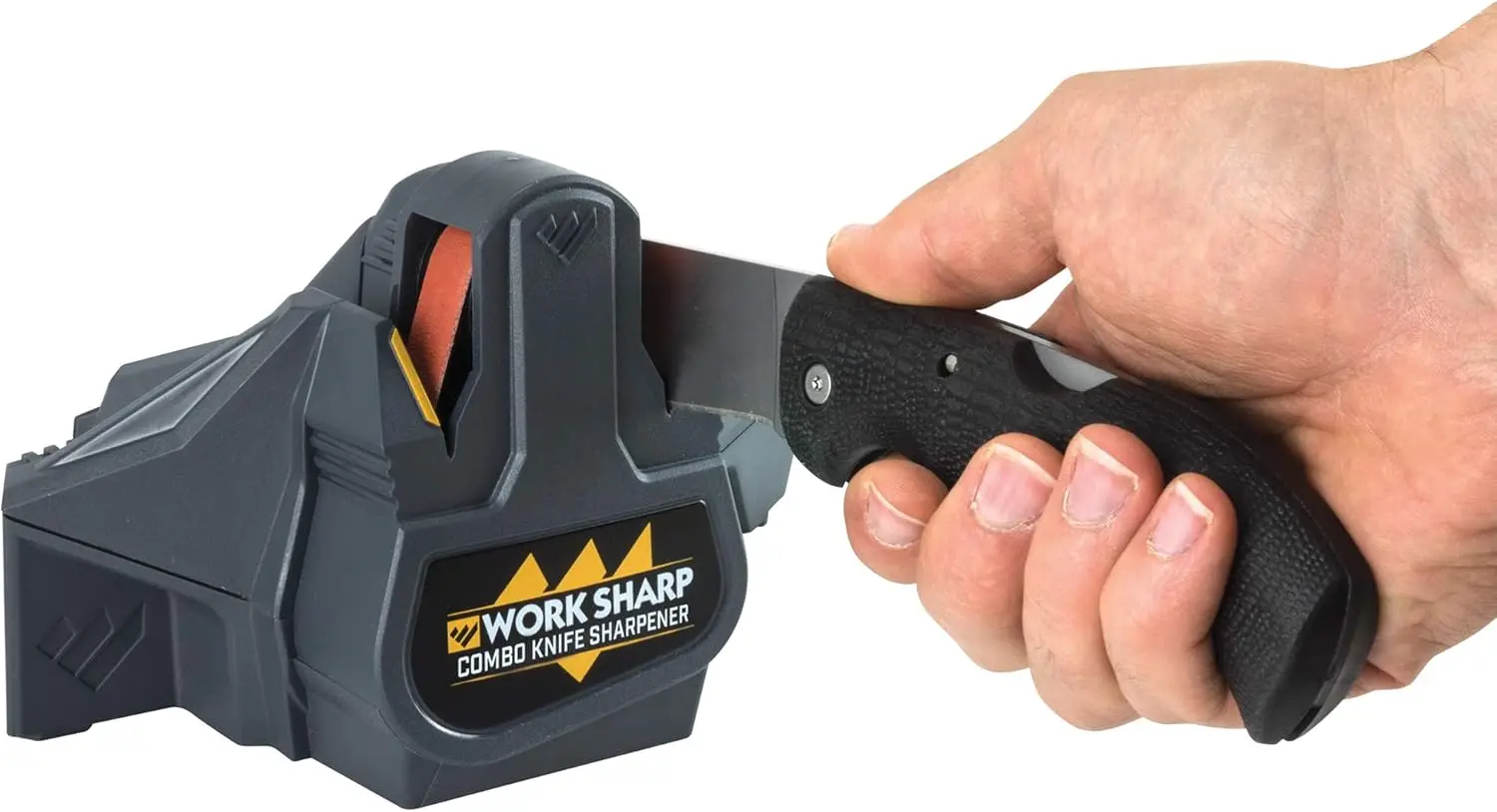 

Professional Knife Sharpener with Diamond Abrasives, Easy to Use for Kitchen and Outdoor Tools