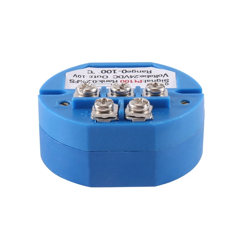 3X ประเภท PT100 0-10V 0-100องศา RTD อินพุต0-10เอาต์พุต DC24V เครื่องส่งสัญญาณอุณหภูมิฉนวนกันความร้อน