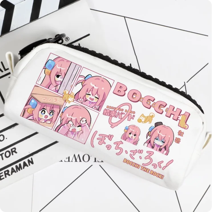 Anime BOCCHI THE ROCK!  Gotoh Hitori Pencil Case Oxford Canvas Storage Bag Pencil Box Pencilcase School Pen Bag 2120