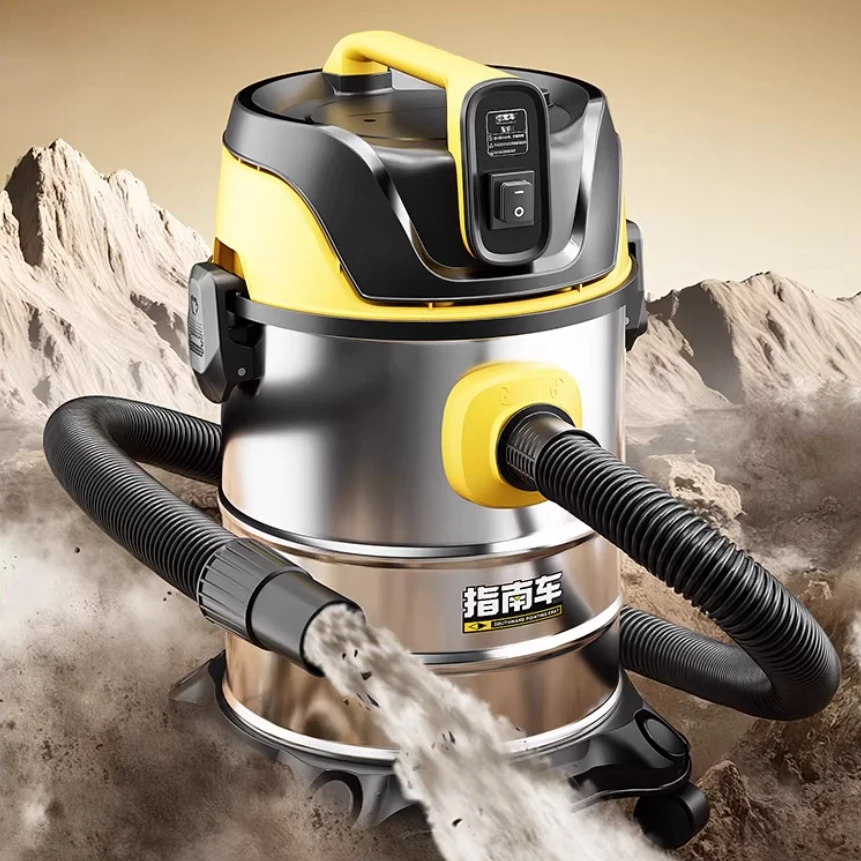 

Мощный влажный и сухой пылесос с высоким всасыванием, промышленный коммерческий бытовой пылесос для ремонта автомобилей, очистки затирки