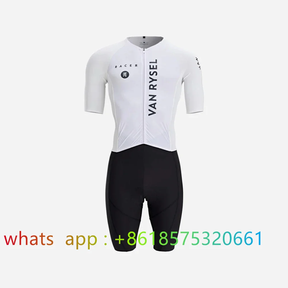 

Men's Cycling Skinsuit Breathable Short Sleeve Speedsuit Long-distance Cycling Trisuit Maillot Ciclismo Running Apparel Clothing