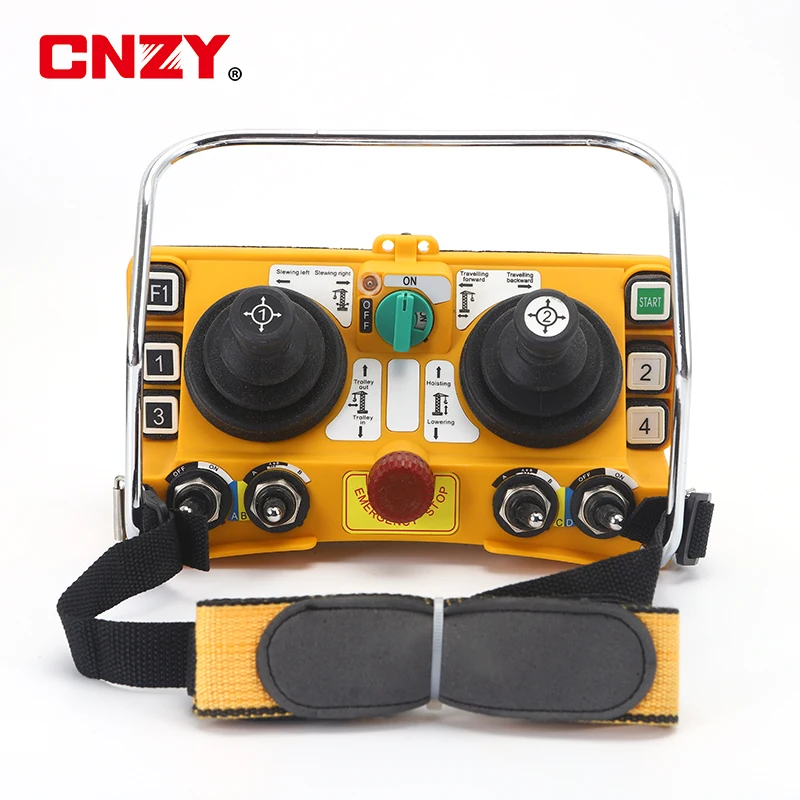 Imagem -03 - Industrial Controle Remoto sem Fio Controlador do Caminhão Guindaste da Bomba de Concreto Duplo Balancim Impermeável Dustproof F2460 Botões