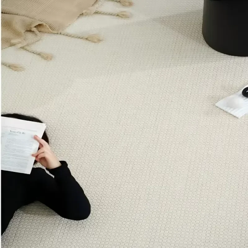 Modern Custom Large Modern Wool Rug Area Rugs Non-Slip Farmhouse Carpet for Living Room Office