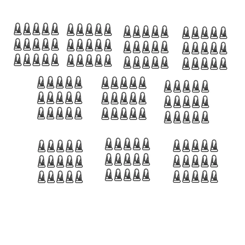 

【ЛЕНТО】150 шт. увеличенный зажим для рта, застежка-слинг, крючок Olecranon для слинга, сумка на открытом воздухе, рюкзак, брелок-карабин, карабины