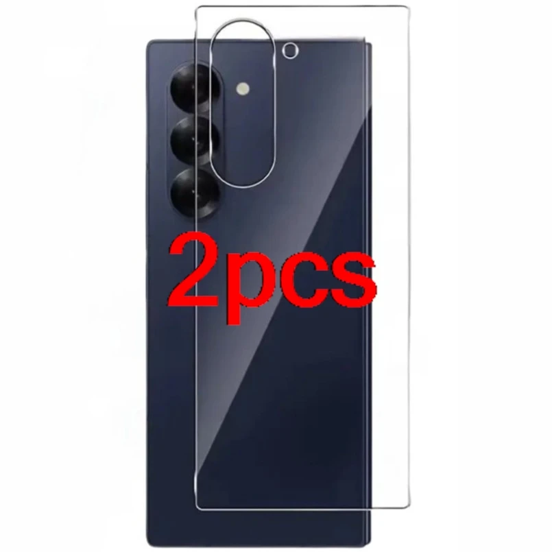 

2PCS Clear 9H Back Tempered Glass for Samsung Galaxy Z Fold7 Fold6 Fold5 Back Cover Full Screen Protector Film for Z Fold 7 6 5
