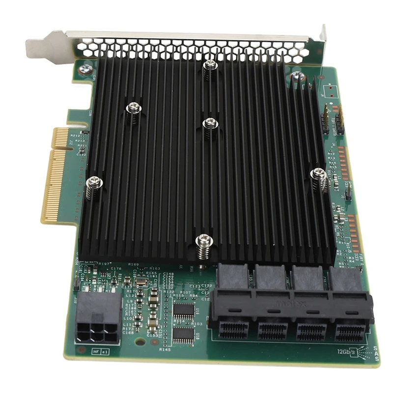 ◉PCIe HBA Card 9300 16I HBA Card 12Gbps 16 SAS Ports HBA Controller Card for Linux FreeBSD