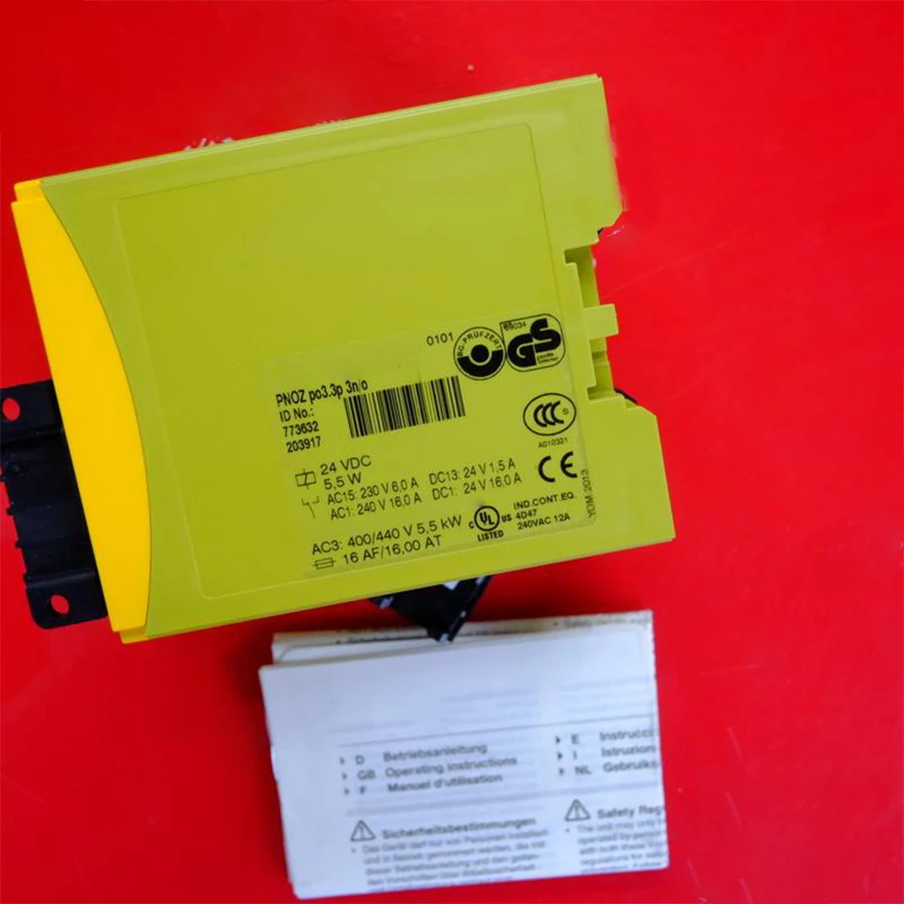 

Новинка, релейный модуль безопасности в коробке для PILZ 773632 PNOZ po3.3p 24 В