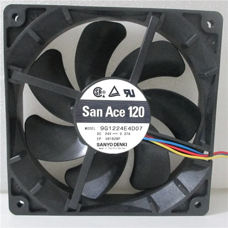 

1 шт. * НОВЫЙ ОРИГИНАЛ 9G1224E4D07 24 В 0,37 А 12025 120*120*25 мм ОХЛАЖДАЮЩИЙ ВЕНТИЛЯТОР РАДИАТОР