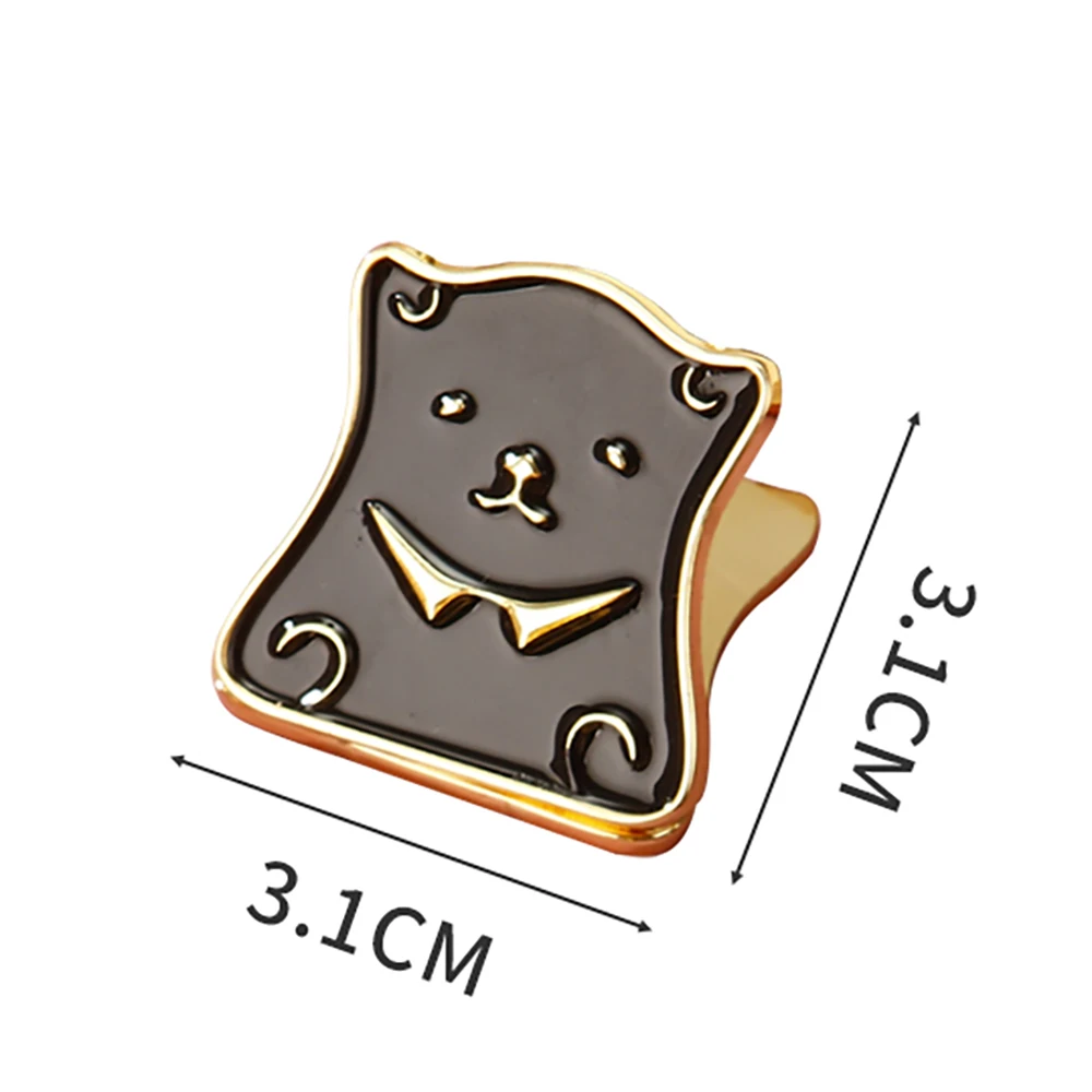 مشابك ربط دب كرتوني معدني ، مشبك ربط فاتورة ، ملاحظات مطوية ، ملف أحرف ، مشبك ورقي ، ربط ، مشبك تأمين ، أدوات مكتبية #6