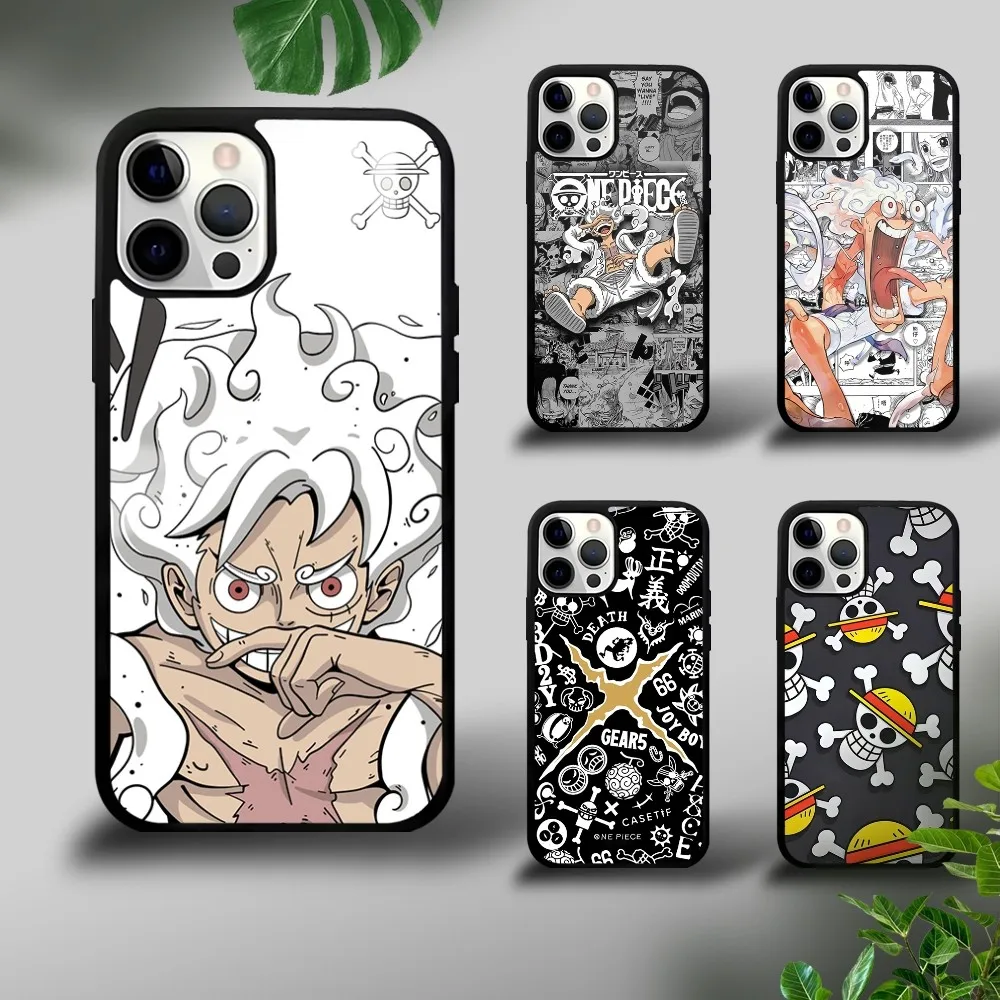 Anime O-One P-Pie-ce L-Luffy Phone Case For iPhone 16 15 14 13 12 11 Pro Xs Max Mini Plus Celulares Hard Funda