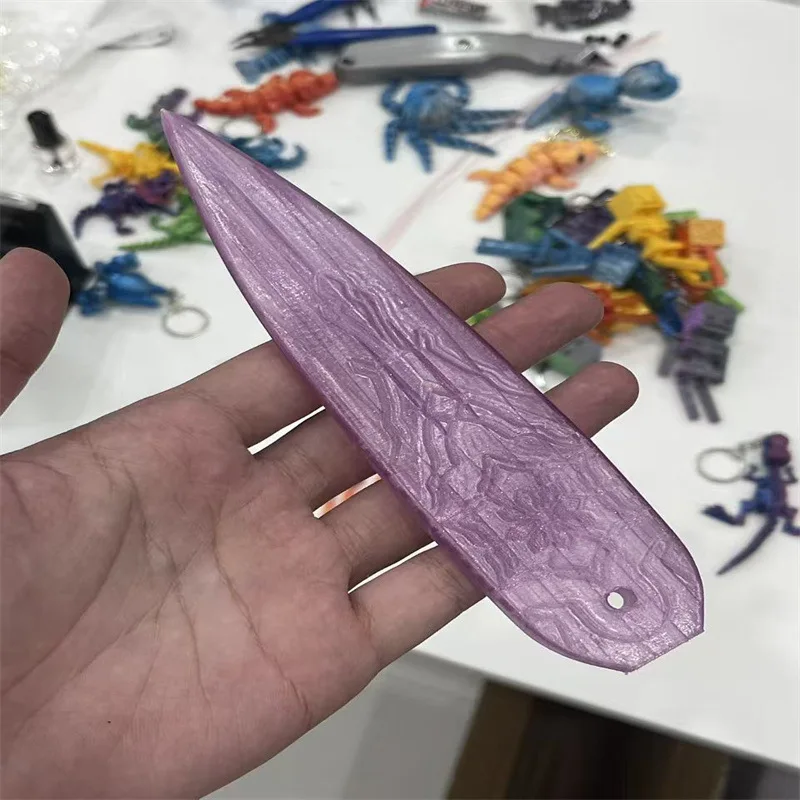 جديد ثلاثية الأبعاد مطبوعة البلاستيك السيف الدعائم زوي تأثيري حلي اكسسوارات المرأة هالوين كرنفال حفلة تمويه وتتسابق الدعائم #4