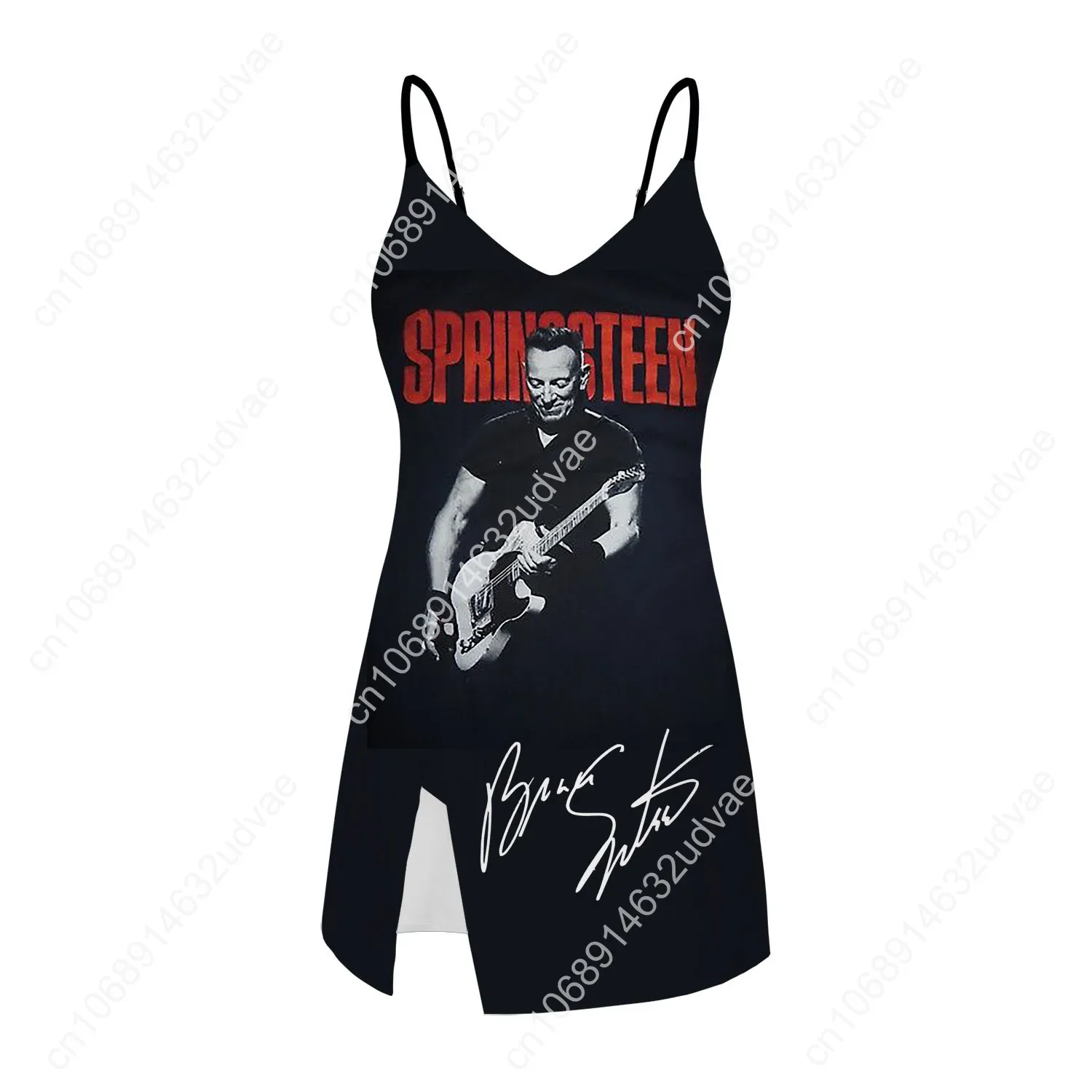 Strój kąpielowy typu sling dress Bruce Springsteen, damskie stroje kąpielowe, personalizowane stroje kąpielowe, bikini, stroje plażowe szyte na miarę