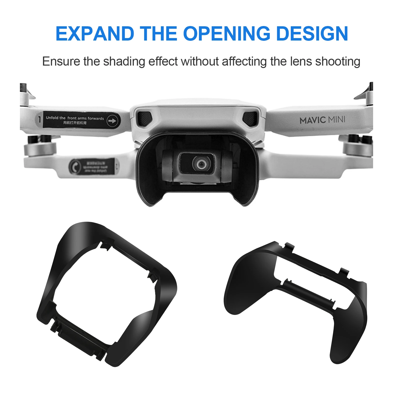 Parasol para DJI Mini 2/Mini SE/Mini 2 SE/Mini 4K, protector de cámara cardán, cubierta protectora antideslumbrante, accesorios para Dron