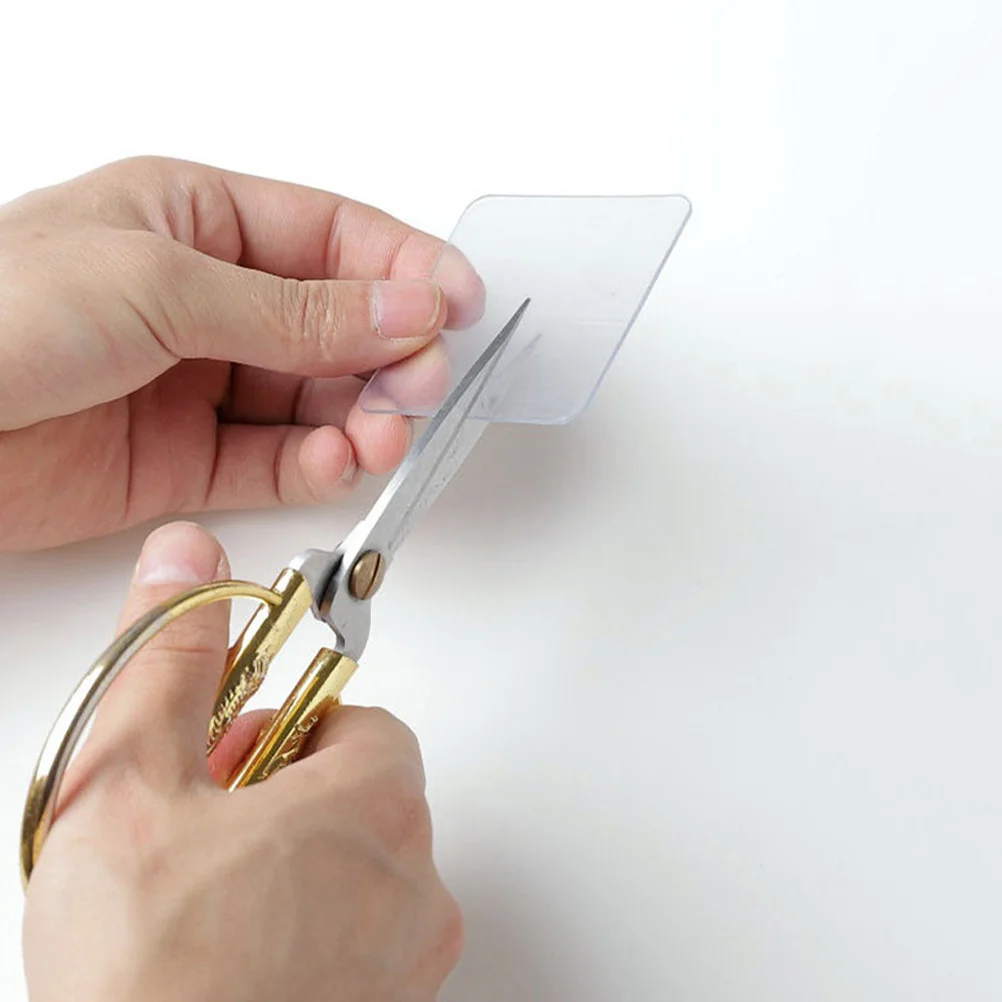 

20pcs 60X60Mm Strong Nano Adhesive Tape Transparent Reusable Waterproof Double Sided Sticker For Home Office Car Kitchen Use