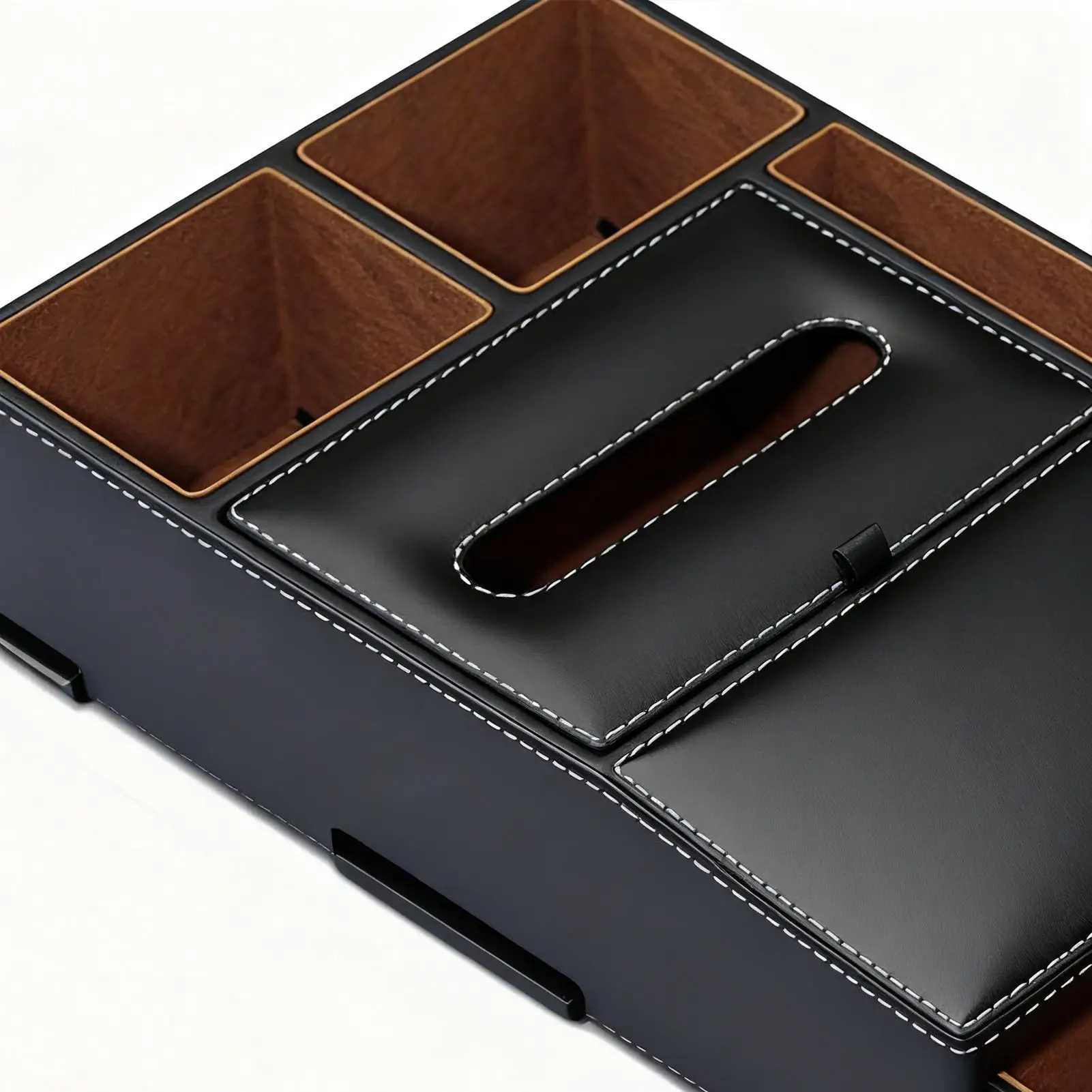 

Car Armrest Box Multifunctional Dispenser Center Console Armrest Organizer For Car For Automotive Interior Phone Accessories