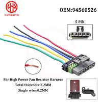 1/5/10 Uds 5 pines para conector de arnés de resistencia de ventilador de alta potencia para Chevy Trax 99595KW 95018066 52429971 94560526 15369330