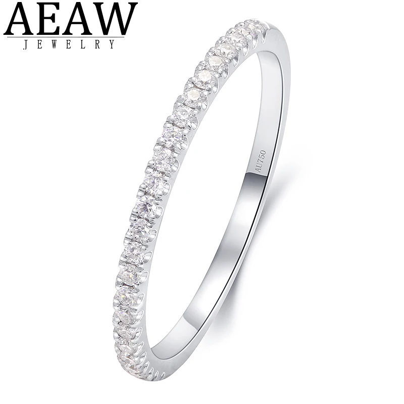 CVD HPHT Lab Grown Diamond 0.17ctw Rings Brilliant Diamond Engagement Rings Band For Women Girls Promise Gift