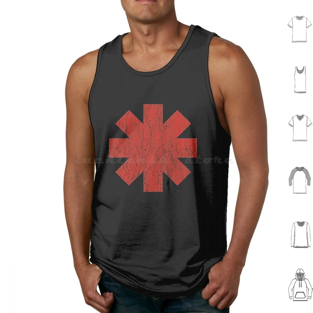 Camisetas sin mangas negras y rojas, chaleco sin mangas, Tour de música, Tour de pimientos divertidos, Metal, Chili Retro, Pimientos divertidos, Chile clásico negro