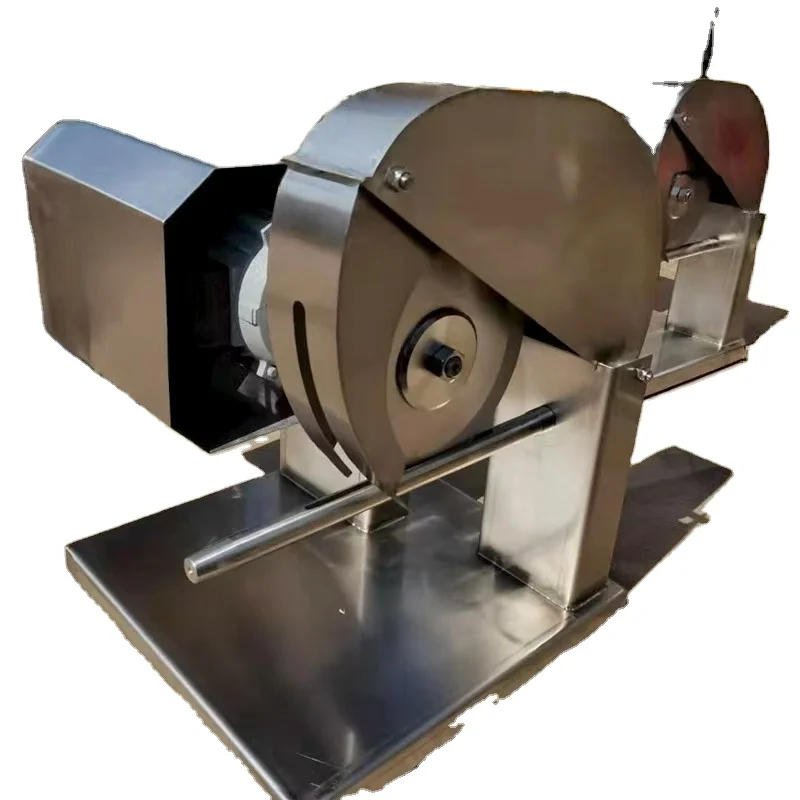 Duck Goose Chicken Separator Machine Poultry Meat Cutter Slaughter House Equipment Chicken Cutting Saw for Portion Dividing