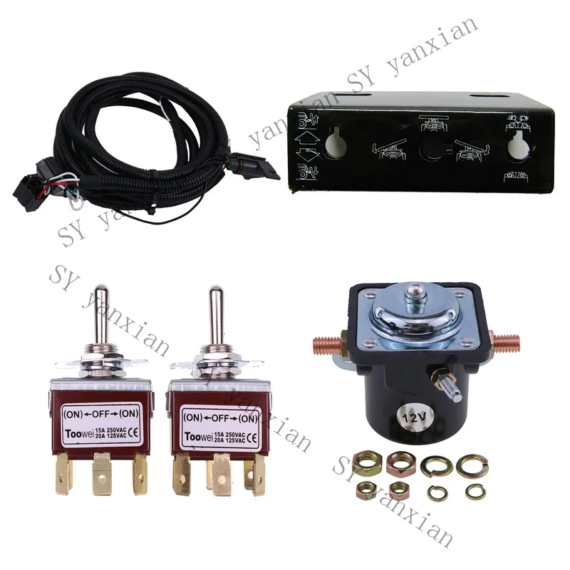 SY+ For Meyer Snow Plow E47 E57 E60 Pump Toggle Switch Control  Wiring Kit