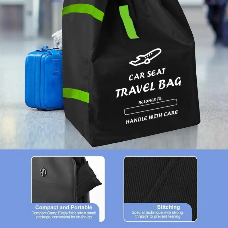 Protective Car Travel Bag For Airplanes Water Resistant Oxford Baby Car Cover Dust Protections Bag 425F