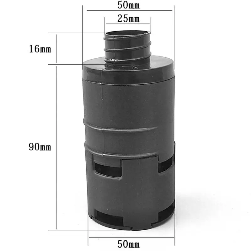 25mm Air Diesel Parking Heater Duct Ducting Intake Filter Silencer Intake Pipe Air Filter For Webasto Diesel Heater /Eberspacher