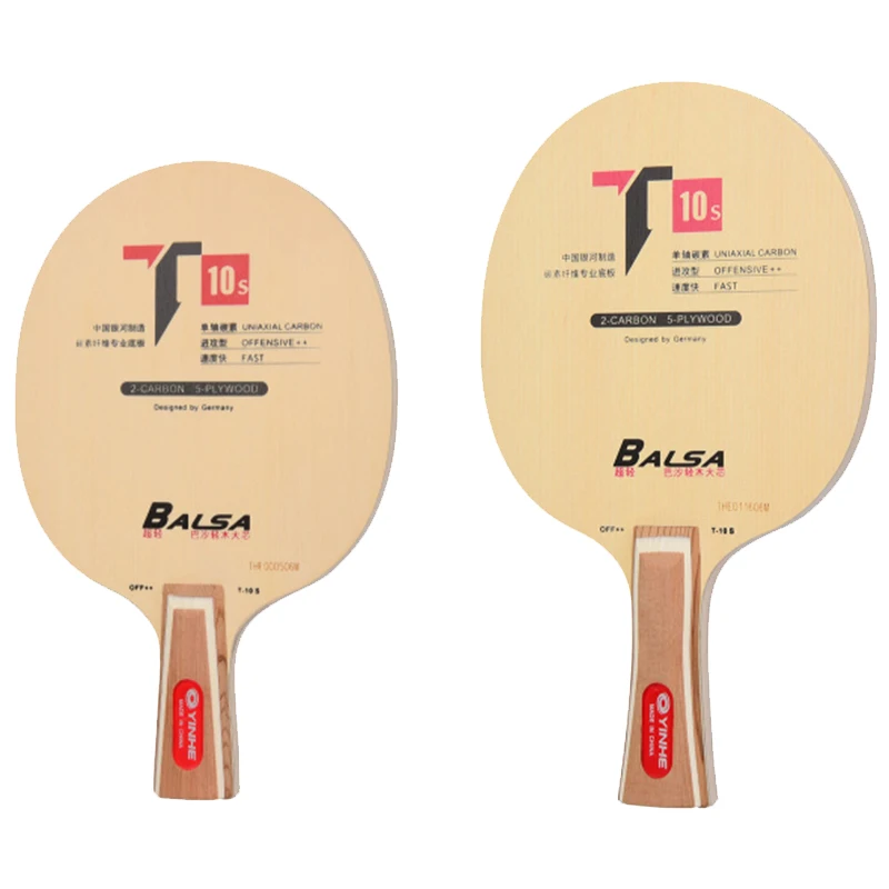 Yinhe-raqueta de tenis de mesa T-10S T10S, Original, muy ligera, ataque rápido con bucle