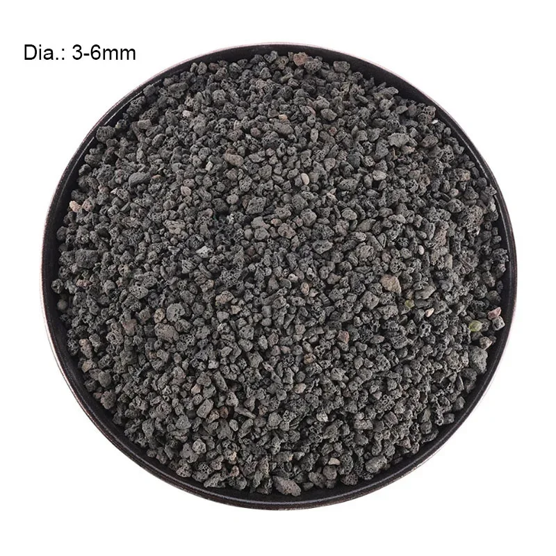 100g 250g 500g Black Aquarium Fish Tank Filter Media Volcanic Rock Biological Ball Bio filter for Aquarium Accessories 3-6mm