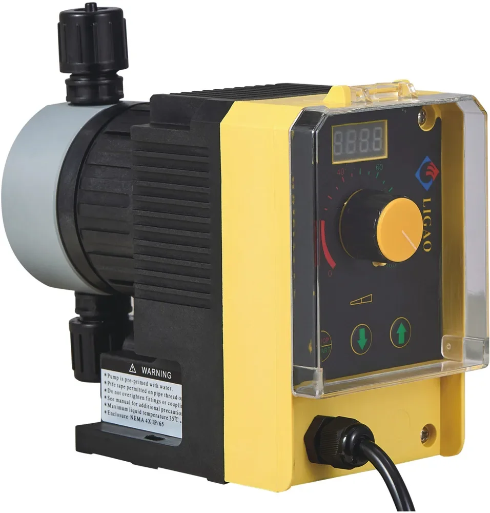 

diaphragm solenoid chlorine dosing pump,with PVC/PVDF material