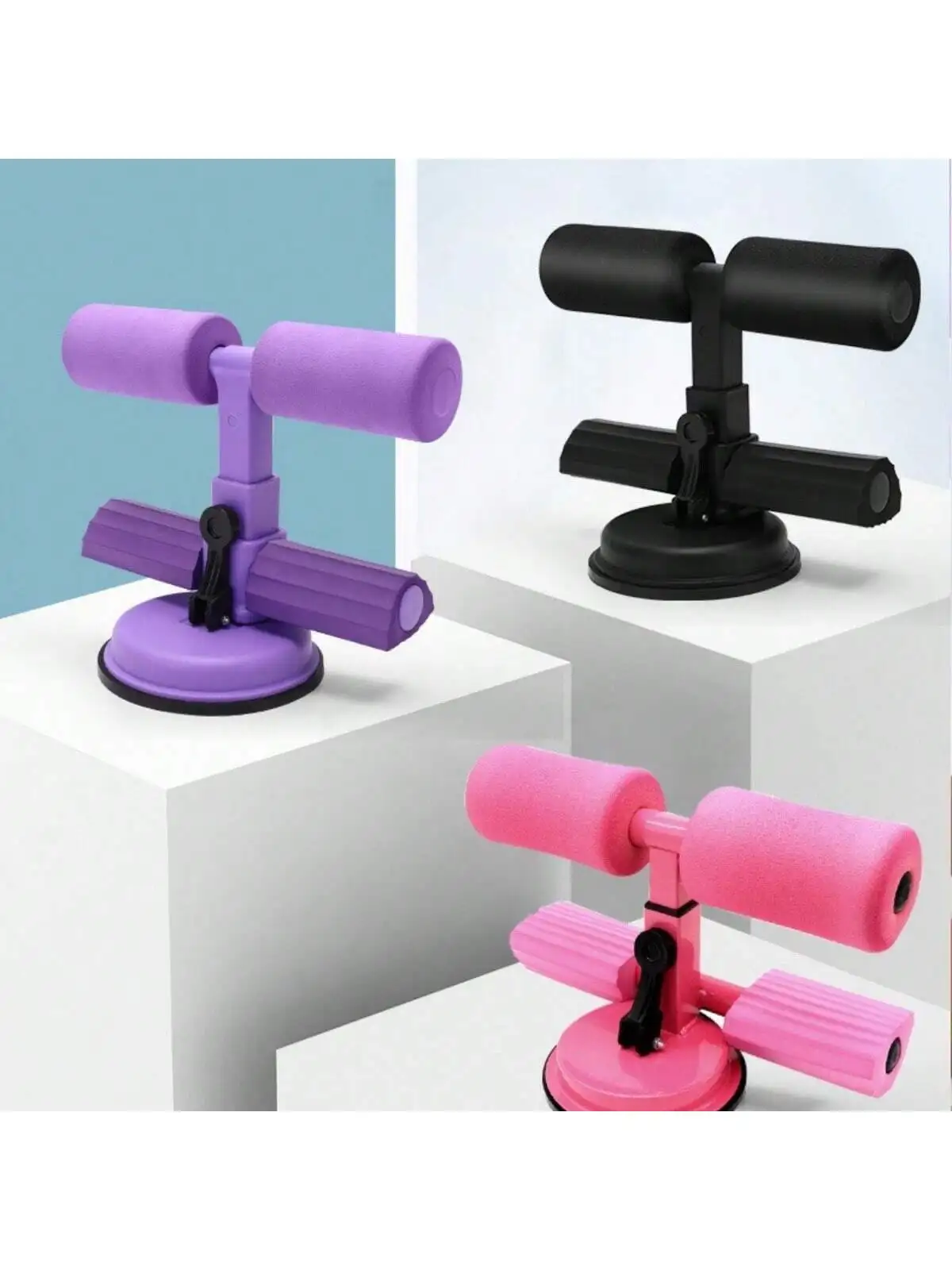 

1pcs sit up assist device, abdominal curling vest line, fixed abdominal device, home multifunctional fitness tool
