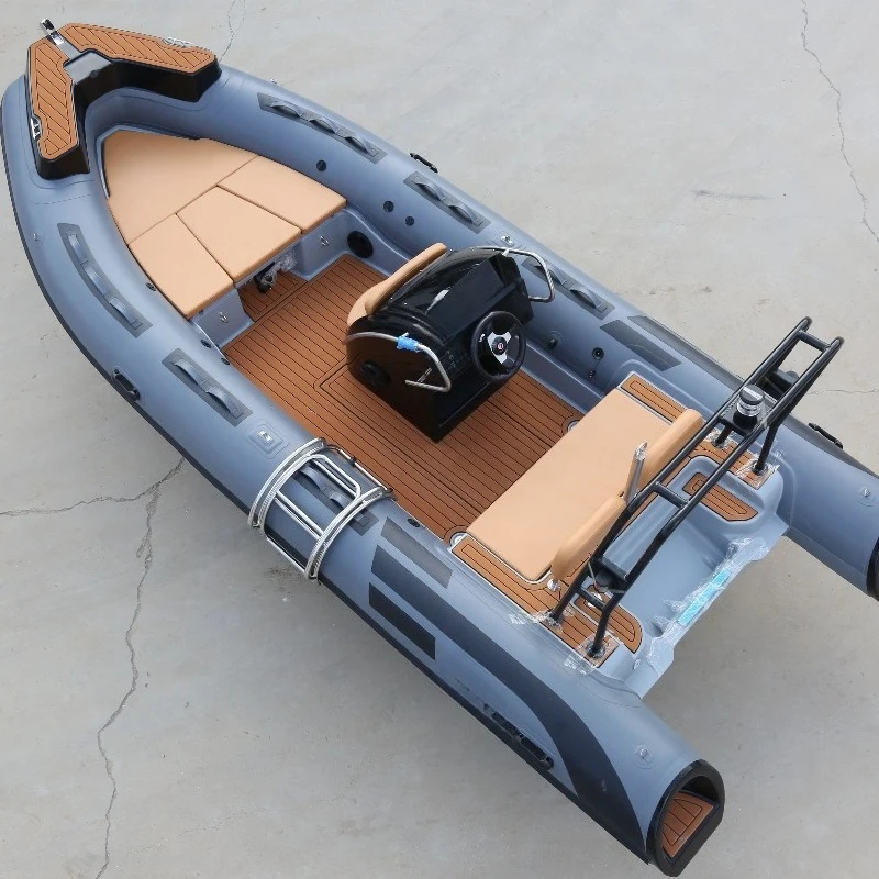 Hot Selling Customized Inflatable Boat Multi-style Colorful Fiberglass Fiberglass Hull Rowing Boats