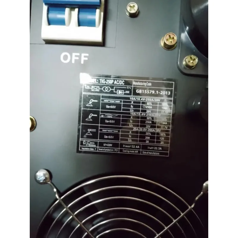 Pulse Argon Arc Welder TIG MMA Inverter Welding Machine 220V for Aluminum Welding Digital TIG-250P AC DC