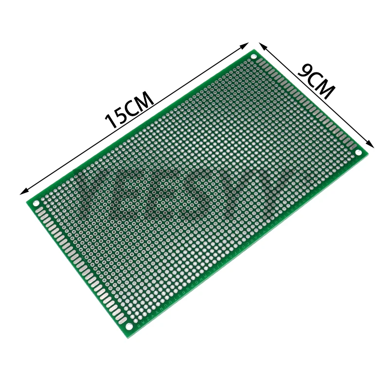 1/5/10PCS PCB Board Prototype 2x8/3x7/4x6/5x7/7x9/8x12/9x15cm Board Green Double Sided Circuit Boards For DIY Soldering Project